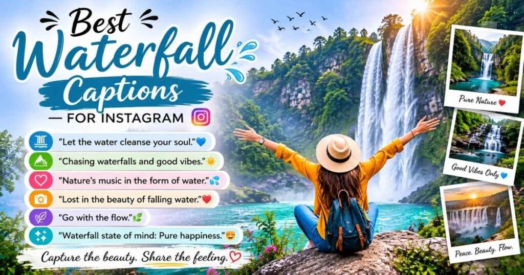 Best Waterfall Captions for Instagram