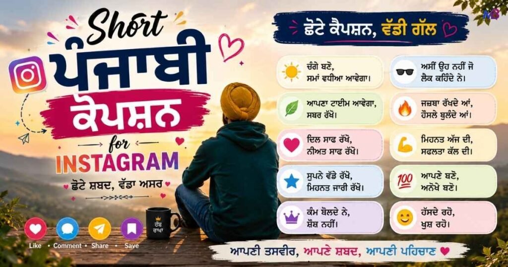 Short Punjabi Captions for Instagram