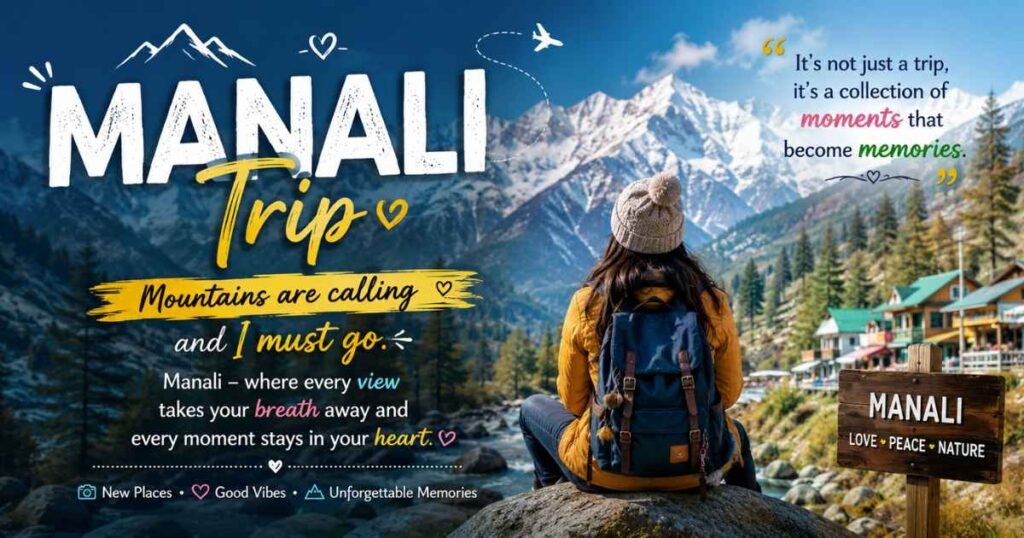 Caption for Manali Trip