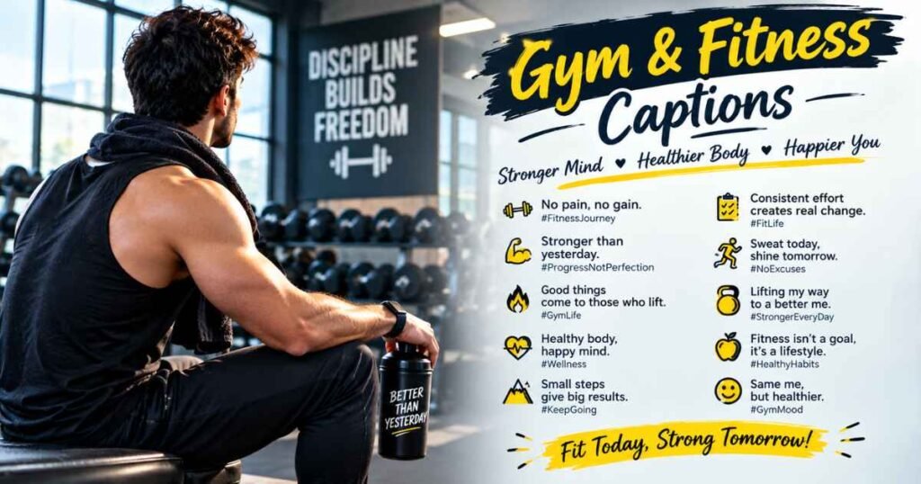 Gym & Fitness Captions