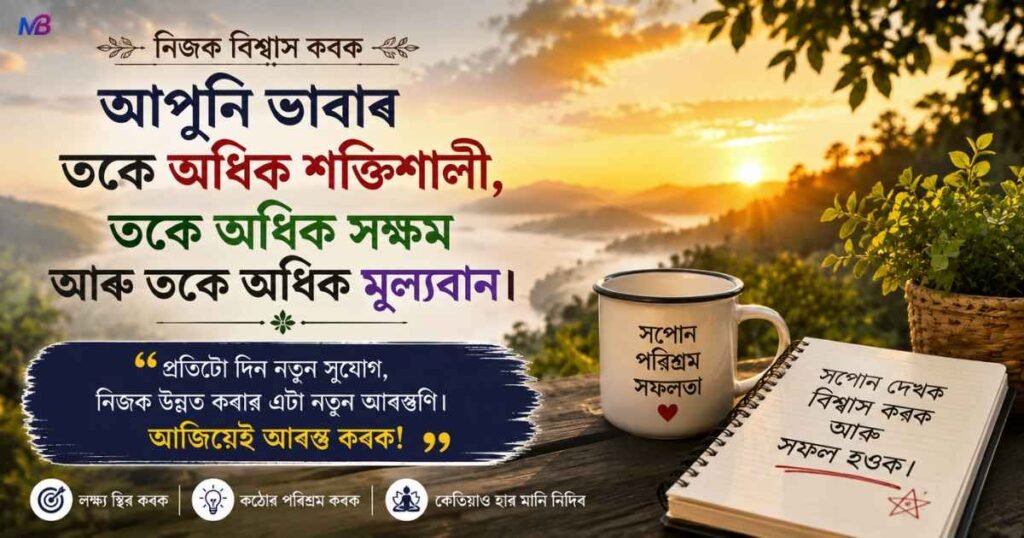 Motivational Assamese Caption for Instagram
