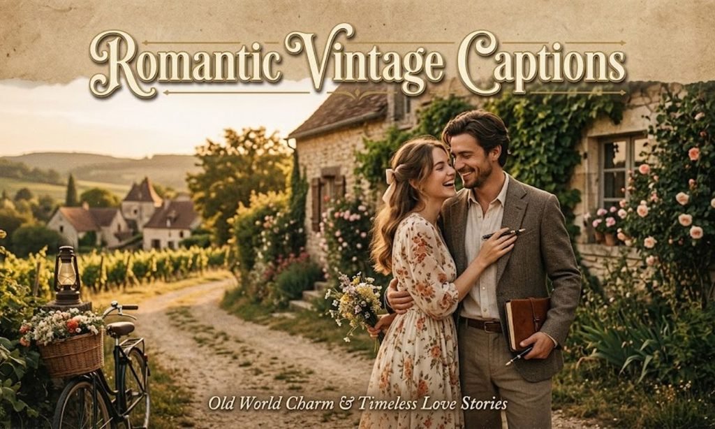 Romantic Vintage Captions