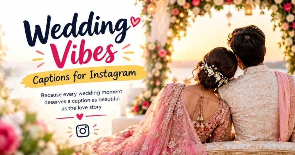 Wedding Vibes Captions for Instagram