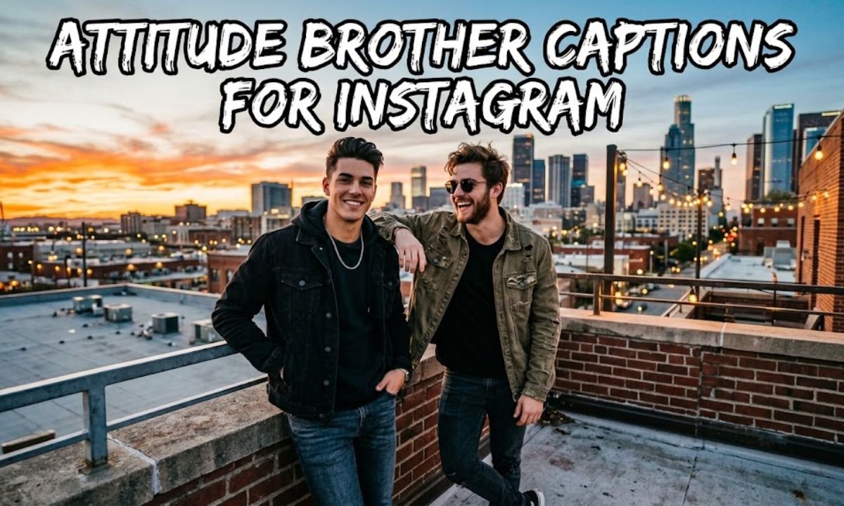 Attitude Brother Captions for Instagram