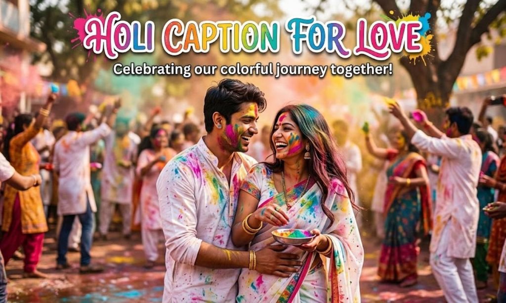 Holi Caption for Love