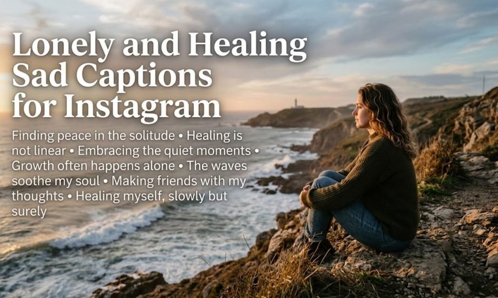 Lonely and Healing Sad Captions for Instagram