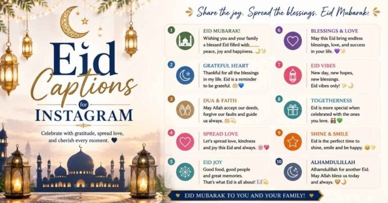 Eid Captions for Instagram