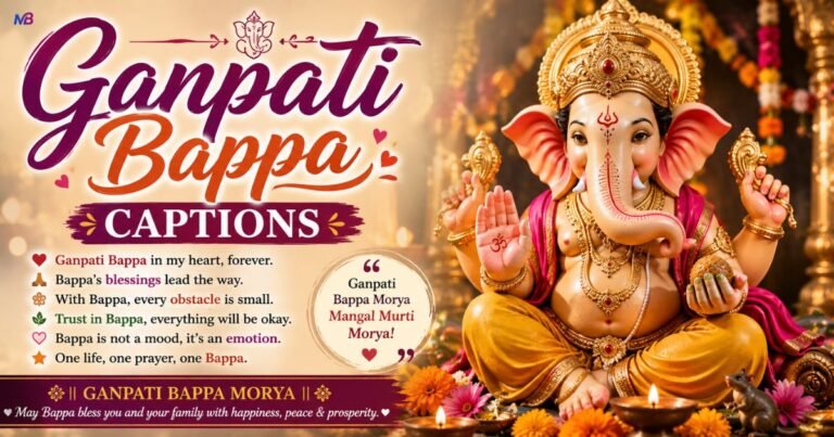 Ganpati Bappa Captions