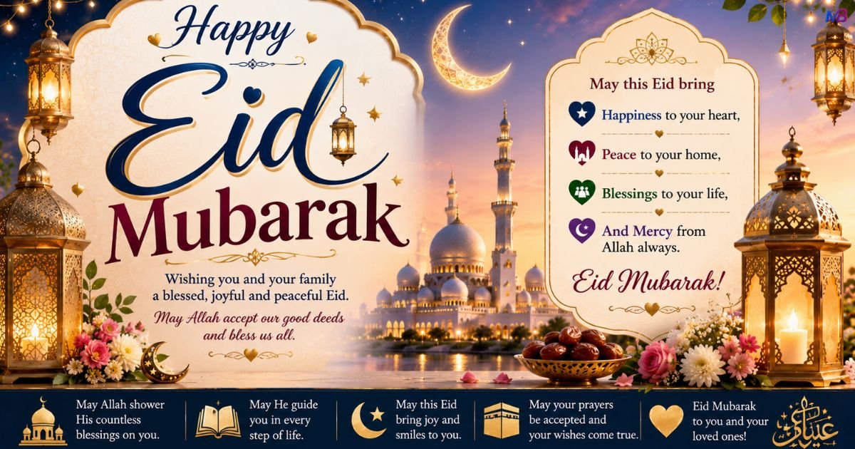 Happy Eid Mubarak Wishes
