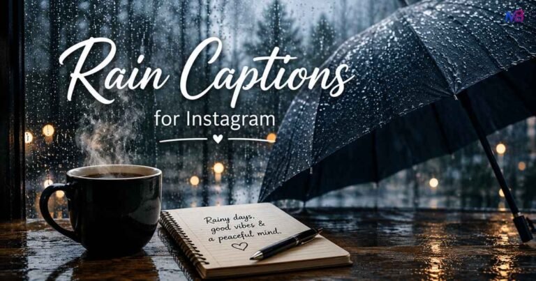 Rain Captions for Instagram