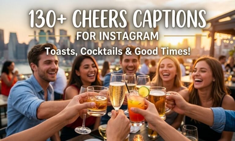 130+ Cheers Captions for Instagram