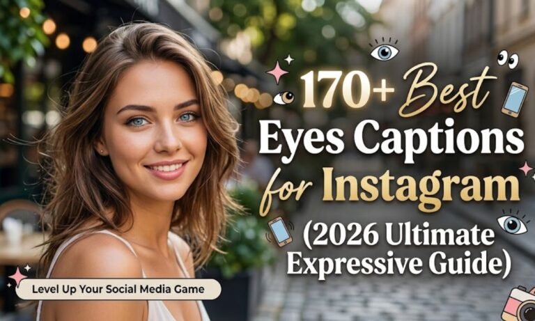 170+ Best Eyes Captions for Instagram (2026 Ultimate Expressive Guide)