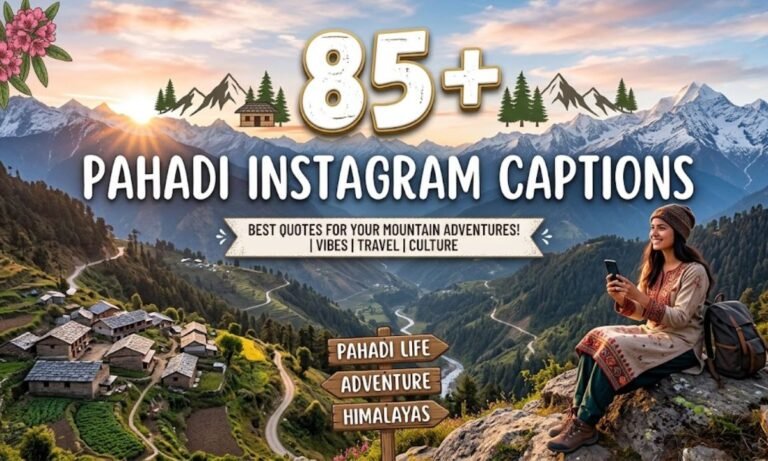 85+ Pahadi Instagram Captions