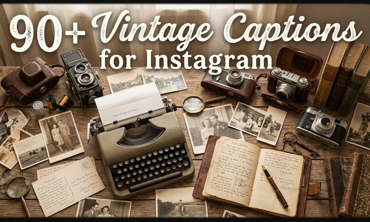 90+ Vintage Captions for Instagram