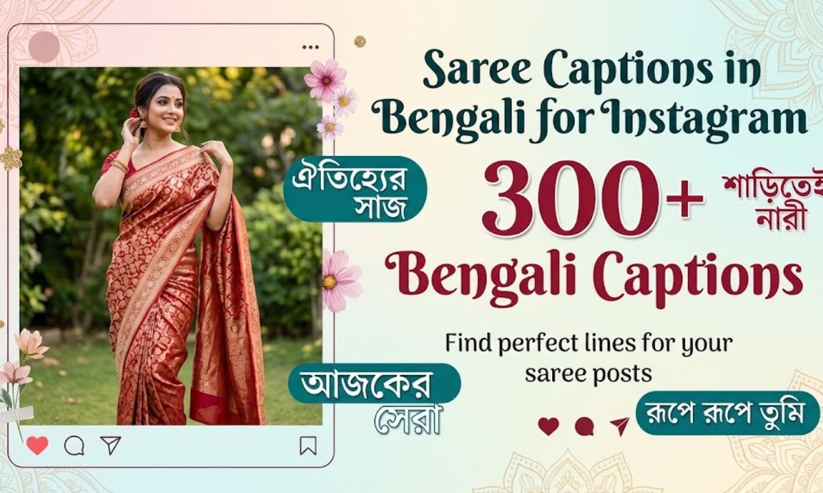 Saree Captions in Bengali for Instagram | 300+ Bengali Captions