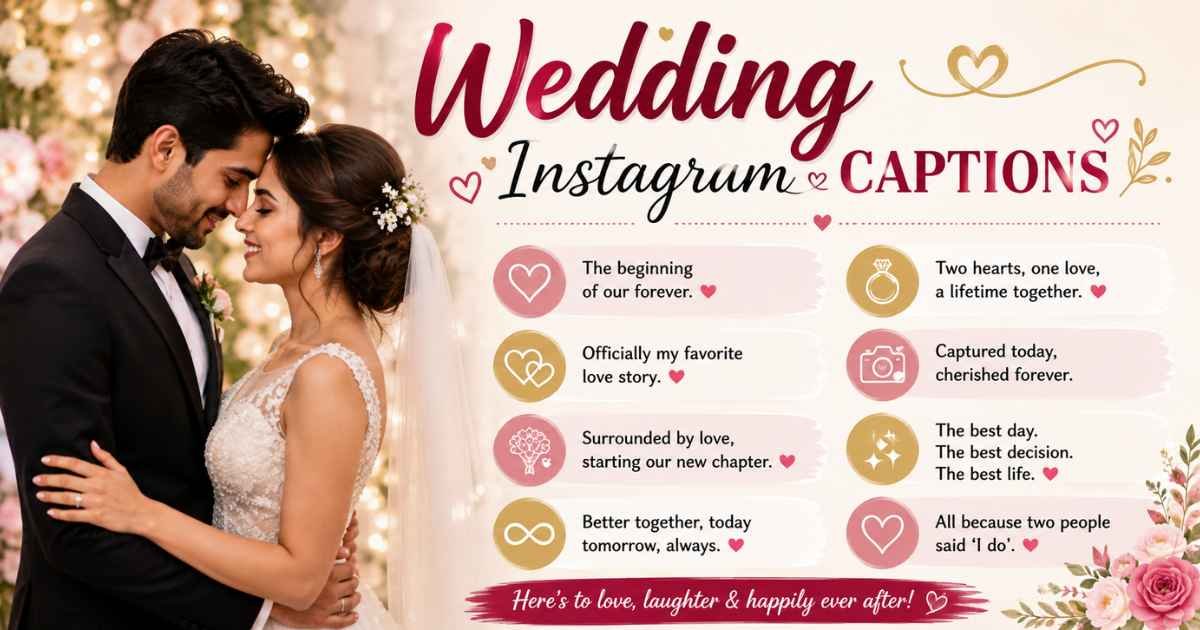 Wedding Instagram Captions