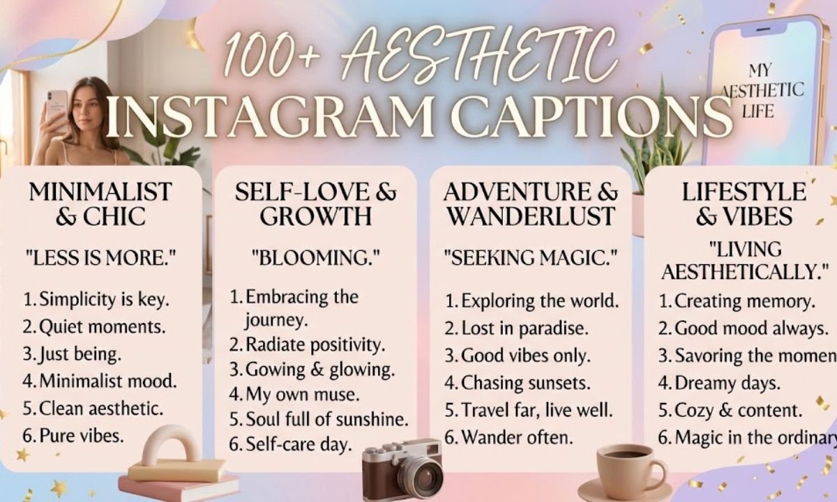 100+ Aesthetic Instagram Captions