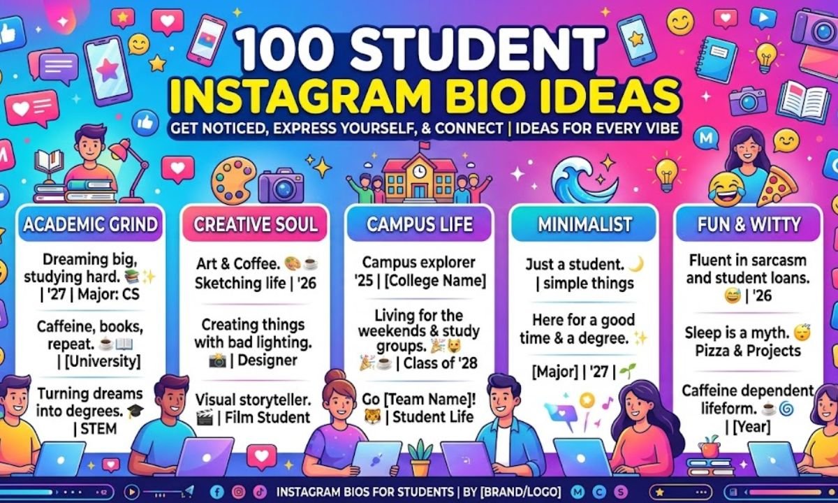 100 Student Instagram Bio