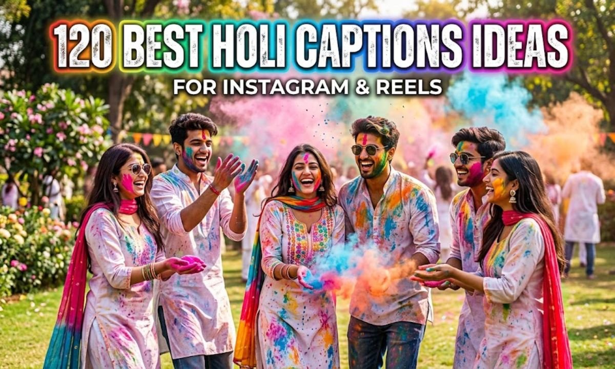 120 Best Holi Captions Ideas for Instagram & Reels