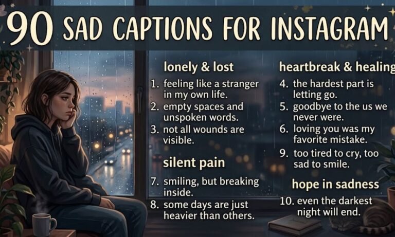 90 Sad Captions for Instagram