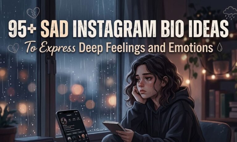 95+ Sad Instagram Bio Ideas to Express Deep Feelings and Emotions